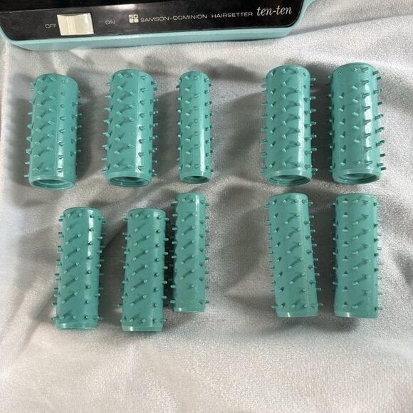 60s Vintage Dominion Hairsetter Hot Curlers Rollers Electric Tested Works - Picture 3 of 13